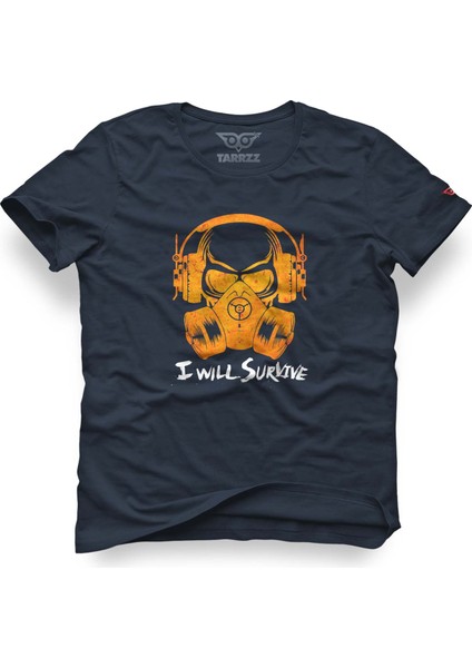 Nükleer Kuru Kuru Kafa Tasarım Tişört, Kuru Kafa Baskılı Tişört, Tasarım Tişört