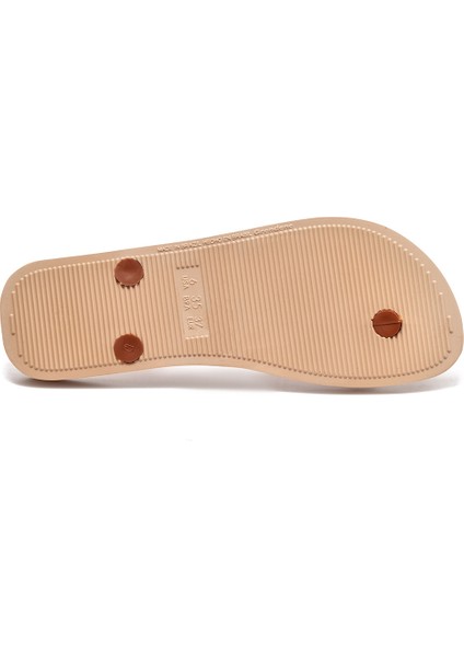 Duna Kadın Parmak Arası Terlik Bej 35/42
