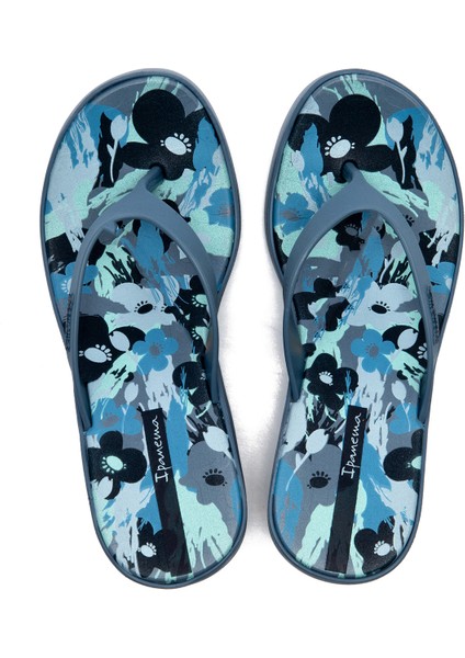 High Fashion Thong Kadın Parmak Arası Terlik Mavi 35/40