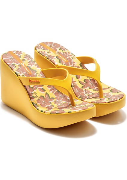 Aloha Topuklu Kadın Parmak Arası Terlik Sarı 35/40 fırsatları