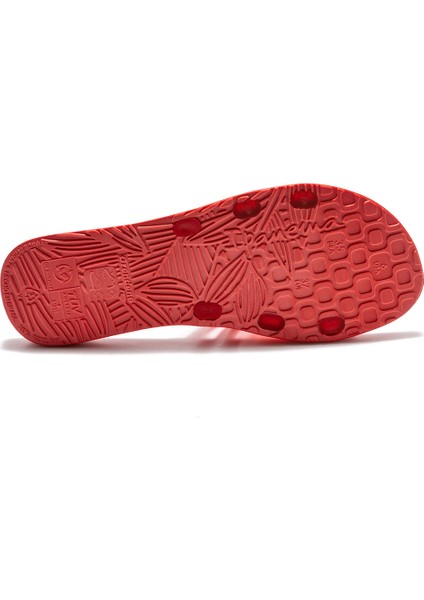 Puffer Tiras Kadın Terlik Kırmızı 35/42