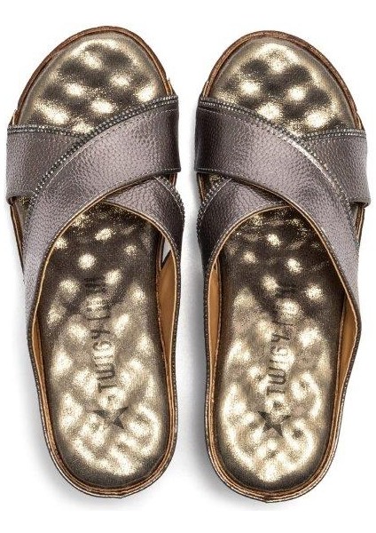 Asel 23 Kadın Terlik Gri 36/40