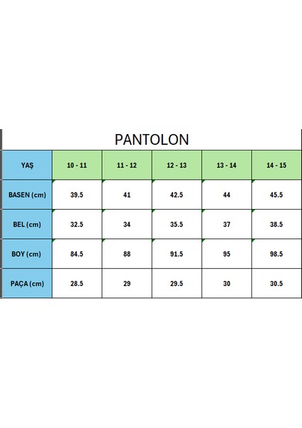 Çocuk Kız Pantolan Kemerli