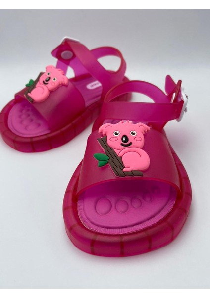 Yazlık Rahat Işıklı Taban Kız Çocuk Sandalet