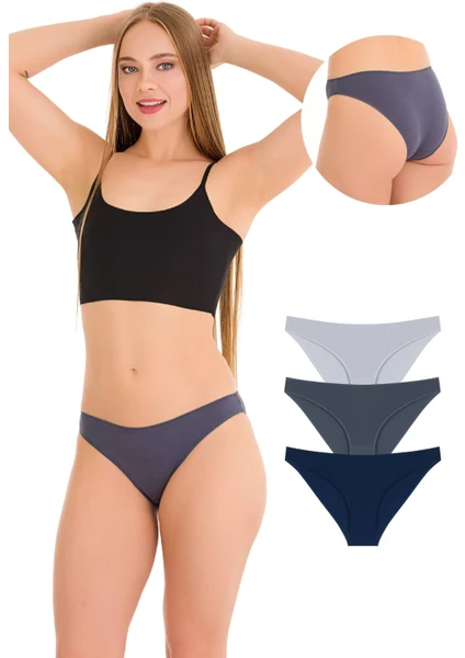 10010 Slip 3'lü Bikini Külot Paketi 10010-V3