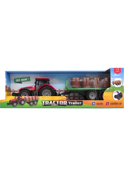 Aya Toys Pilli Fıçılı Traktör Gerçekçi Tasarım Dayanıklı Plastik 40326