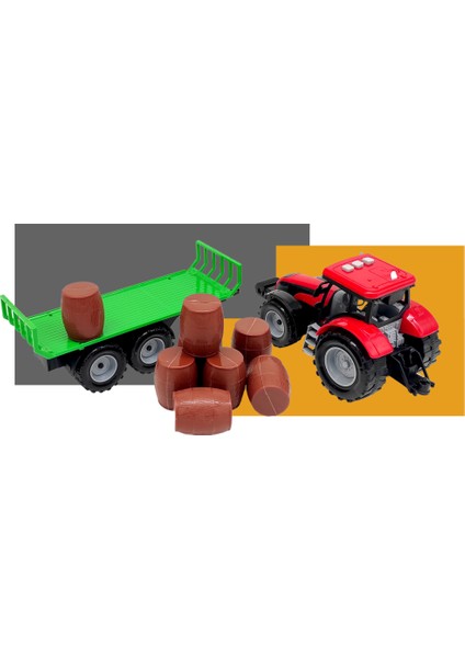 Aya Toys Pilli Fıçılı Traktör Gerçekçi Tasarım Dayanıklı Plastik 40326 fırsatları