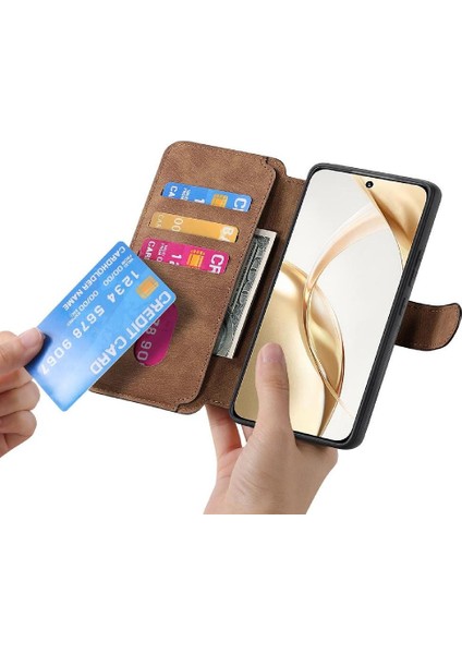 Onur 200 Mıknatıs Koruyucu Malzeme Için Flip Case Retro Cüzdan Kart Standı (Yurt Dışından) fırsatları
