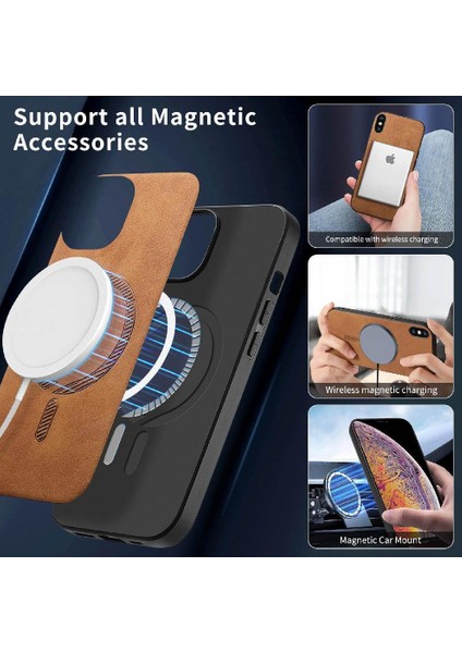 IPhone Xs Max Magsafe Araç Mounts Için Kılıf Ince Hafif Kablosuz (Yurt Dışından)