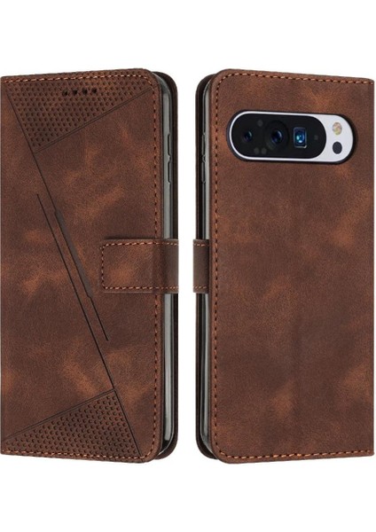 Google Piksel 9 Cüzdan Kart Ekleme Kickstand Pu Deri Için Flip Case (Yurt Dışından)