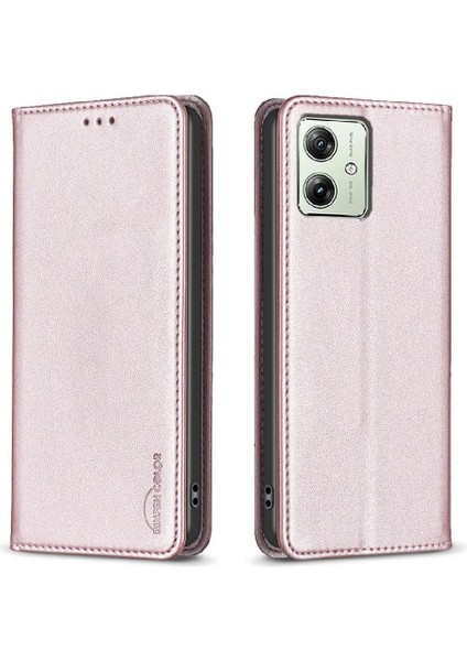 Moto G54 5g Pu Deri Çoklu Kart Yuvası Manyetik Için Flip Case (Yurt Dışından)