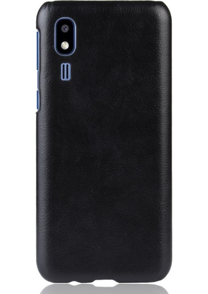 Retro Kılıf Galaxy A2 Çekirdek Lychee Desen Anti Scratch Için Retro (Yurt Dışından) modelleri