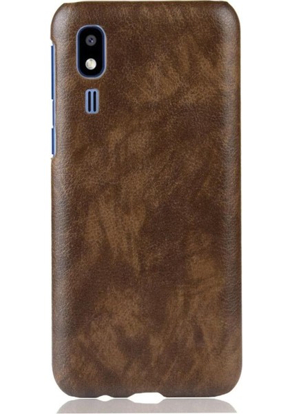 Retro Kılıf Galaxy A2 Çekirdek Lychee Desen Anti Scratch Için Retro (Yurt Dışından) modelleri