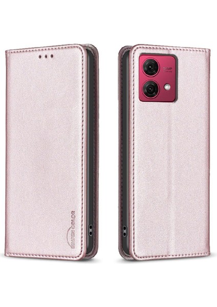 Moto G84 5g Iş Manyetik Cüzdan Pu Deri Için Flip Case (Yurt Dışından)