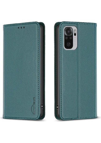 Xiaomi Redmi Not 10 Için Flip Case 4g Manyetik Cüzdan Pu Deri Yuvası (Yurt Dışından) indirimleri
