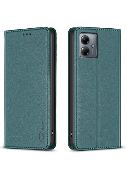 Moto G14 4g Çok Renkli Manyetik Cüzdan Iş Pu Için Flip Case (Yurt Dışından) indirimleri