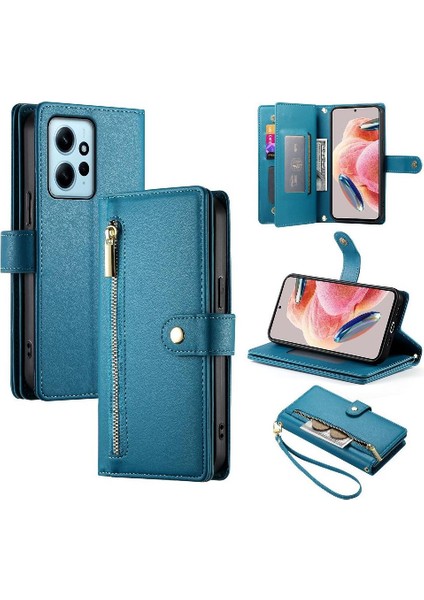 Xiaomi Redmi Not 12 Için Flip Case 4g Kickstand Cüzdan Bölmesi Bilek (Yurt Dışından) fırsatları