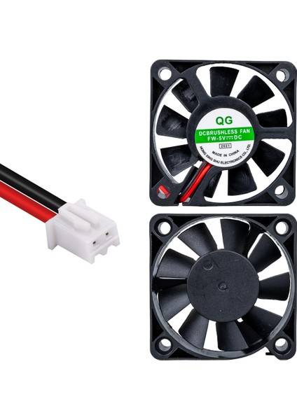 Powermaster IC-216 Fırçasız Dc Fan 50X50X10MM 5 Volt 2 Pin Soğutucu Fan 5X5X1 cm