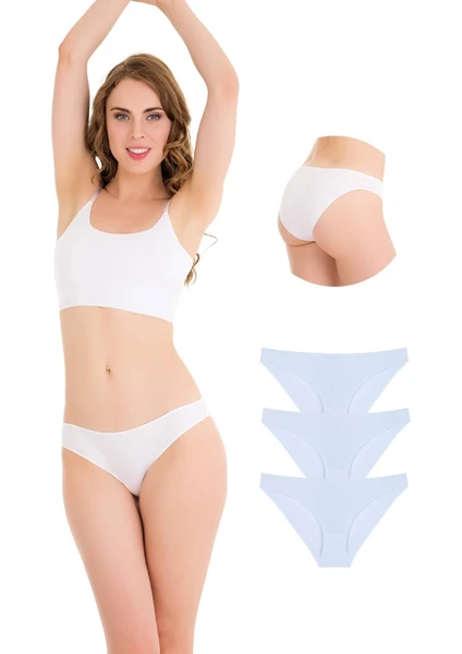 10010 Slip 3'lü Bikini Külot Paketi 10010-V1