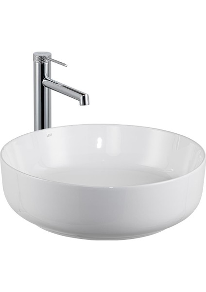 E-W1201 Tezgah Üstü Lavabo Beyaz