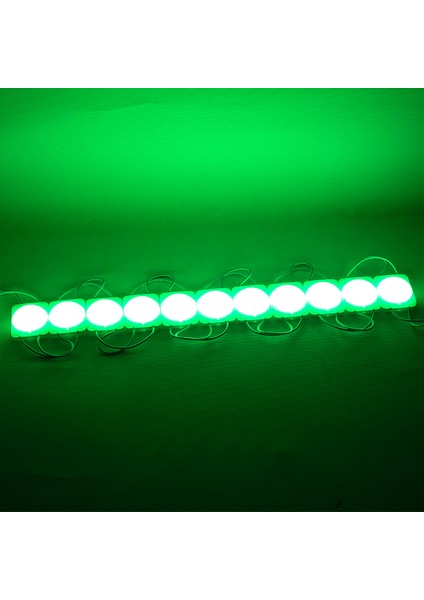 24 Volt 2.8 Watt Yeşil Cob Modül LED Mercekli LED