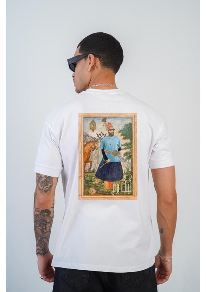 Kingbrich Tarihi Tablo Baskılı Slim Fit Erkek Tshirt