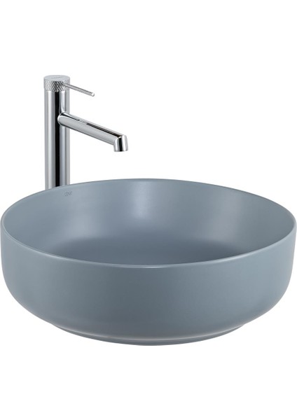 E-W1201MM Tezgah Üstü Lavabo Mat Mavi