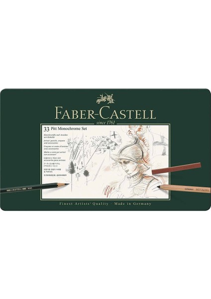 Pitt Mono Chrome Seti Metal Kutu 33 Parça fırsatları