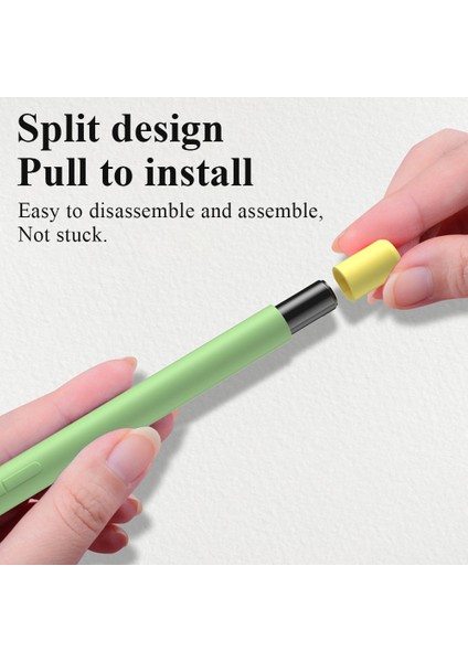 Xiaomi Inspired Stylus Kaymaz Kılıf Için Sıvı Silikon Tutucu Kol Cilt Kapağı Kalem Kapağı-Turuncu (Yurt Dışından)