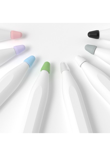 Xiaomi Akıllı Kalem Için 8 Adet/takım Stylus Kalem Ucu Kapağı (Gen 2), Tpu Kalem Ucu Kol-Yeşil (Yurt Dışından)
