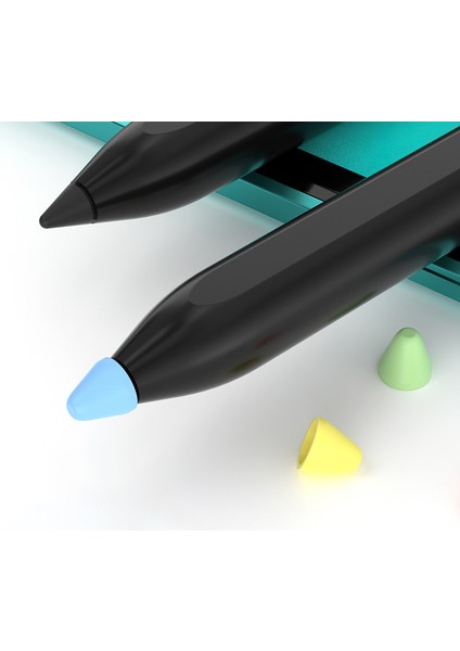 Xiaomi Akıllı Kalem Için 10 Adet Yumuşak Silikon Kalem Ucu Kapağı Dokunmatik Ekran Stylus Kalem Ucu Kol-Siyah (Yurt Dışından) modelleri