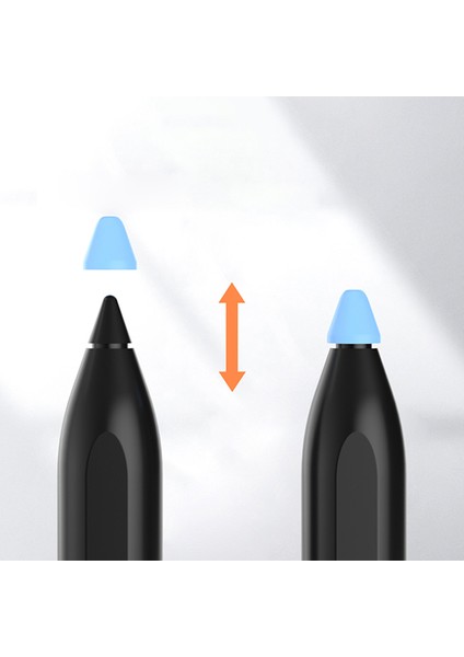 Xiaomi Akıllı Kalem Için 10 Adet Yumuşak Silikon Kalem Ucu Kapağı Dokunmatik Ekran Stylus Kalem Ucu Kol-Siyah (Yurt Dışından) indirimleri