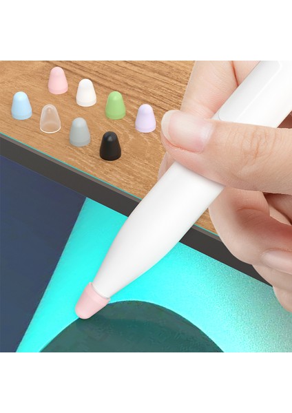 Xiaomi Akıllı Kalem Için 8 Adet/takım Stylus Kalem Ucu Kapağı (Gen 2), Tpu Kalem Ucu Kol-Beyaz (Yurt Dışından)