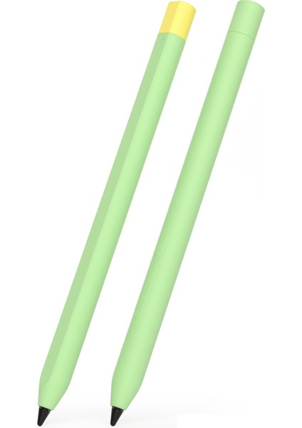 Xiaomi Akıllı Kalem (3. Nesil) Için Koruyucu Kılıf Kontrast Renkli Stylus Kalem Kapağı, Çift Kalem Kapaklı-Yeşil (Yurt Dışından)