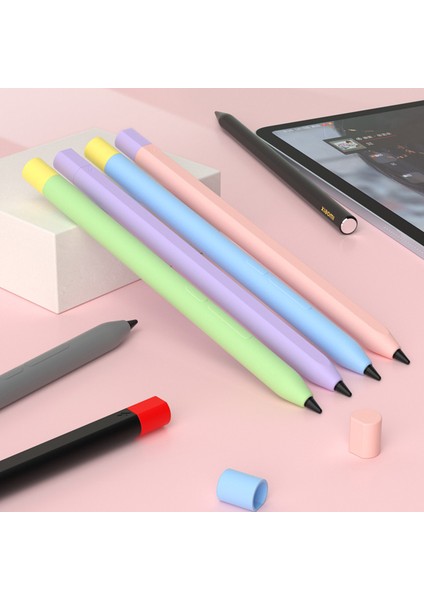 Xiaomi Akıllı Kalem (3. Nesil) Için Koruyucu Kılıf Kontrast Renkli Stylus Kalem Kapağı, Çift Kalem Kapaklı-Yeşil (Yurt Dışından) modelleri