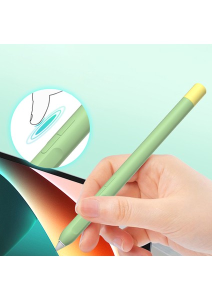 Xiaomi Akıllı Kalem Için Koruyucu Kılıf (Gen 2), Çift Kalem Kapaklı Sıvı Silikon Stylus Kalem Kapağı-Matcha Yeşili (Yurt Dışından) indirimleri