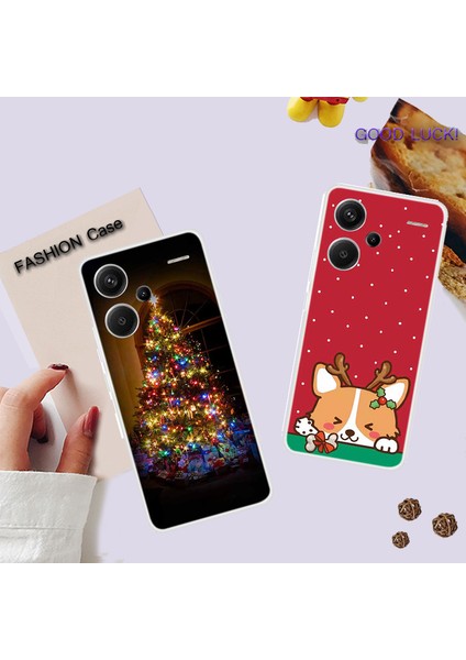 Xiaomi Redmi Note 13 Pro+5g Kılıf Yumuşak Tpu Telefon Kapağı Mutlu Noeller-Yıldızlı Noel Ağacı Için (Yurt Dışından) modelleri