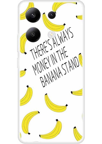 Xiaomi Redmi Note 13 4g Tpu Telefon Kılıfı Desen Baskı Yumuşak Koruyucu Kapak-Muz ve Harfler Için (Yurt Dışından)