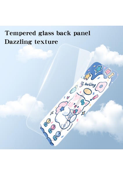 Xiaomi Redmi Için Turbo 3 5g Kılıf Karikatür Hayvan Baskı Temperli Cam Darbeye Dayanıklı Telefon Kapağı-Süt Çay Tavşan-Süt Çay Tavşan (Yurt Dışından) modelleri