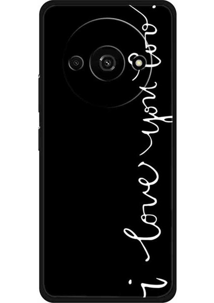 Xiaomi Redmi A3 Darbeye Dayanıklı Kılıf Desen Baskı Yumuşak Tpu Telefon Kapağı-Ben De Seni Seviyorum (Yurt Dışından)