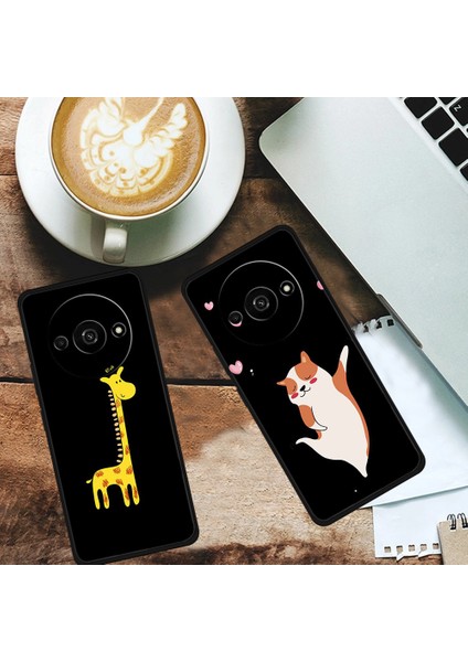 Xiaomi Redmi A3 Darbeye Dayanıklı Kılıf Desen Baskı Yumuşak Tpu Telefon Kapağı-Ben De Seni Seviyorum (Yurt Dışından)