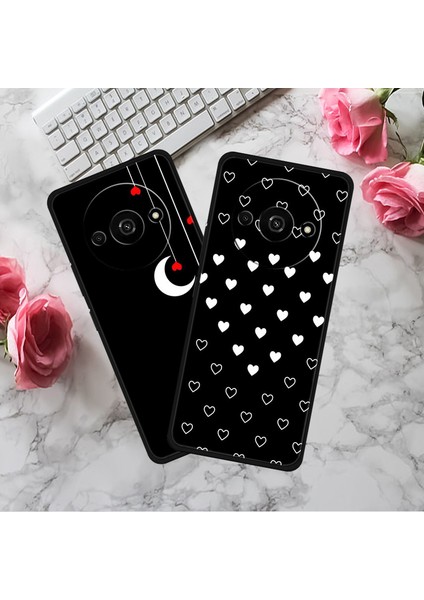 Xiaomi Redmi A3 Darbeye Dayanıklı Kılıf Desen Baskı Yumuşak Tpu Telefon Kapağı-Ben De Seni Seviyorum (Yurt Dışından)