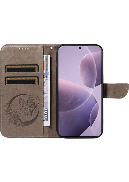 Xiaomi Redmi K70 5g Kılıf Cüzdan Standı Flip Deri Telefon Kapağı-Gri (Yurt Dışından) fiyatları