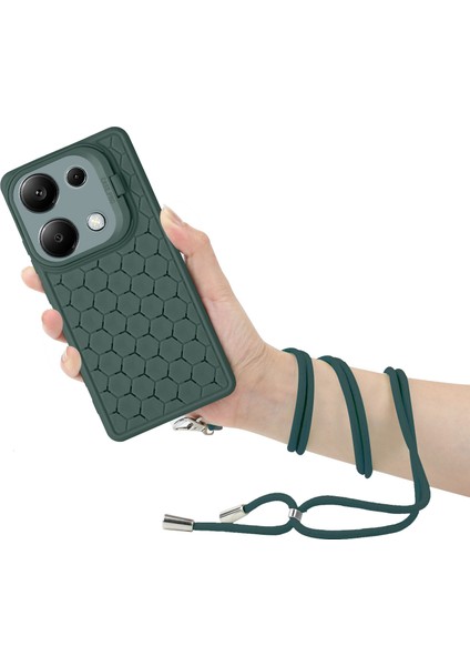 Xiaomi Redmi Note 13 Pro 4g Kılıf Isı Dağılımı Tpu Kickstand Kapak Kordon-Ordu Yeşili Için (Yurt Dışından) modelleri
