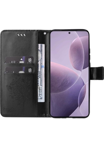 Baskı Çiçek Serisi Xiaomi Redmi K70 5g Deri Telefon Kılıfı-Siyah (Yurt Dışından) modelleri