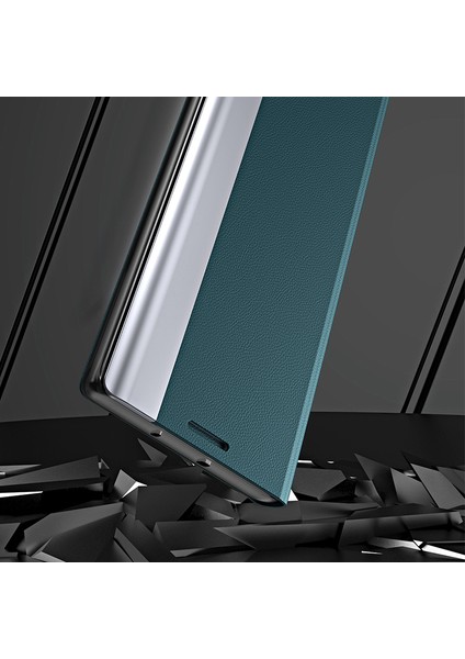 Xiaomi Poco F6 5g Kılıf Çizilmez Deri Standlı Telefon Kapağı-Pembe (Yurt Dışından)