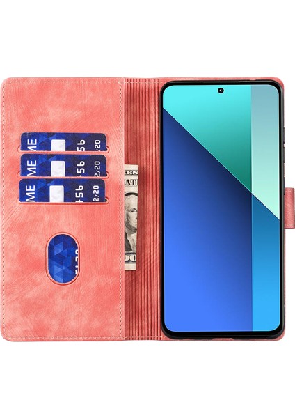 Xiaomi Redmi Note 13 4g Kılıf Love Heart Kedi Deri Cüzdan Telefon Kapağı-Pembe (Yurt Dışından) fiyatları
