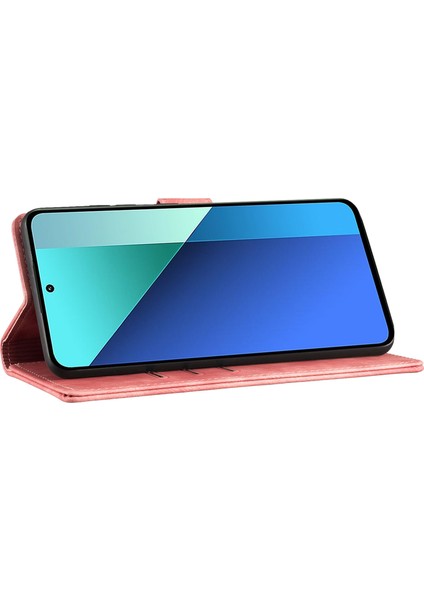 Xiaomi Redmi Note 13 4g Kılıf Love Heart Kedi Deri Cüzdan Telefon Kapağı-Pembe (Yurt Dışından) modelleri