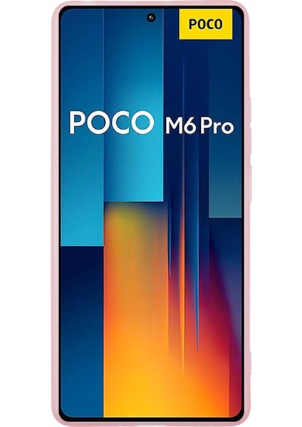 Dksm Serisi Xiaomi Poco M6 Pro 4g Kılıf Elektroliz Kamera Çerçevesi Tpu Telefon Kapağı-Şeffaf Pembe (Yurt Dışından)