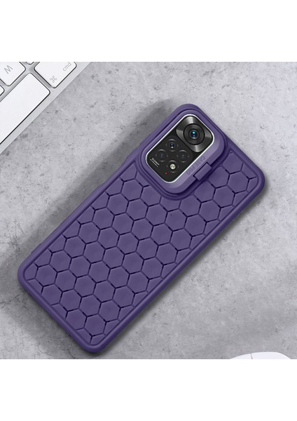Xiaomi Redmi Note 11 4g (Qualcomm) Kılıf Isı Dağılımı Kickstand Tpu Telefon Kapağı-Mor Için (Yurt Dışından) indirimleri